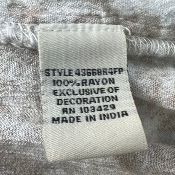 Caffe Marrakesh Top Womens XL Boho Cottagecore Flowy Crochet Fairy Minimalist - Picture 10 of 14